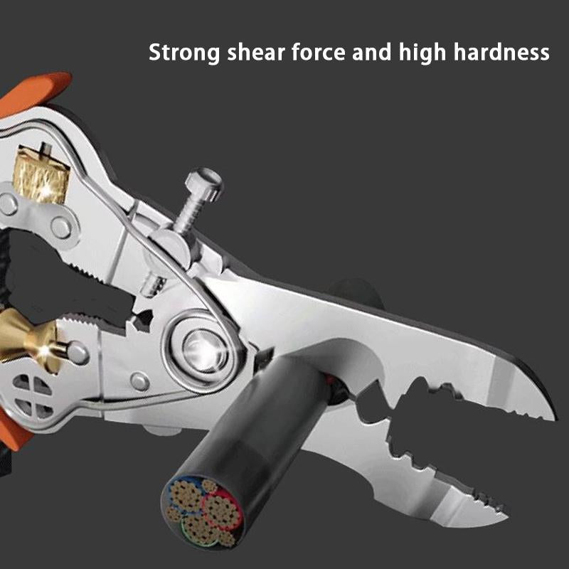 Multifunctional Wire Stripper Tools, Work Equipment for Men, Universal Cable Stripper Tool, Universal Hand Tools Suitable for Daily Use & Electrical Work, Work Equipment for Men