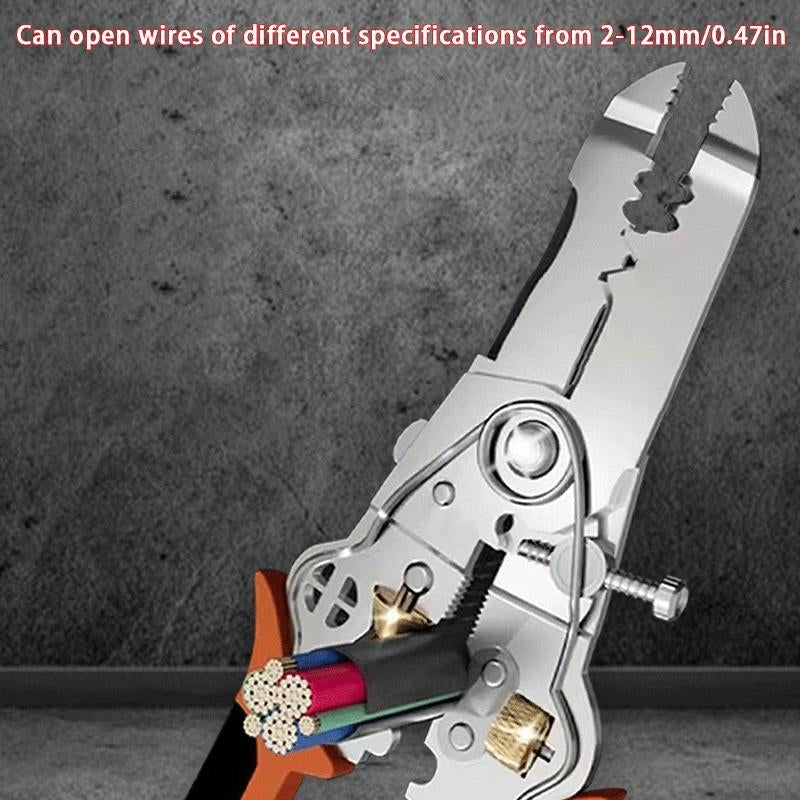 Multifunctional Wire Stripper Tools, Work Equipment for Men, Universal Cable Stripper Tool, Universal Hand Tools Suitable for Daily Use & Electrical Work, Work Equipment for Men