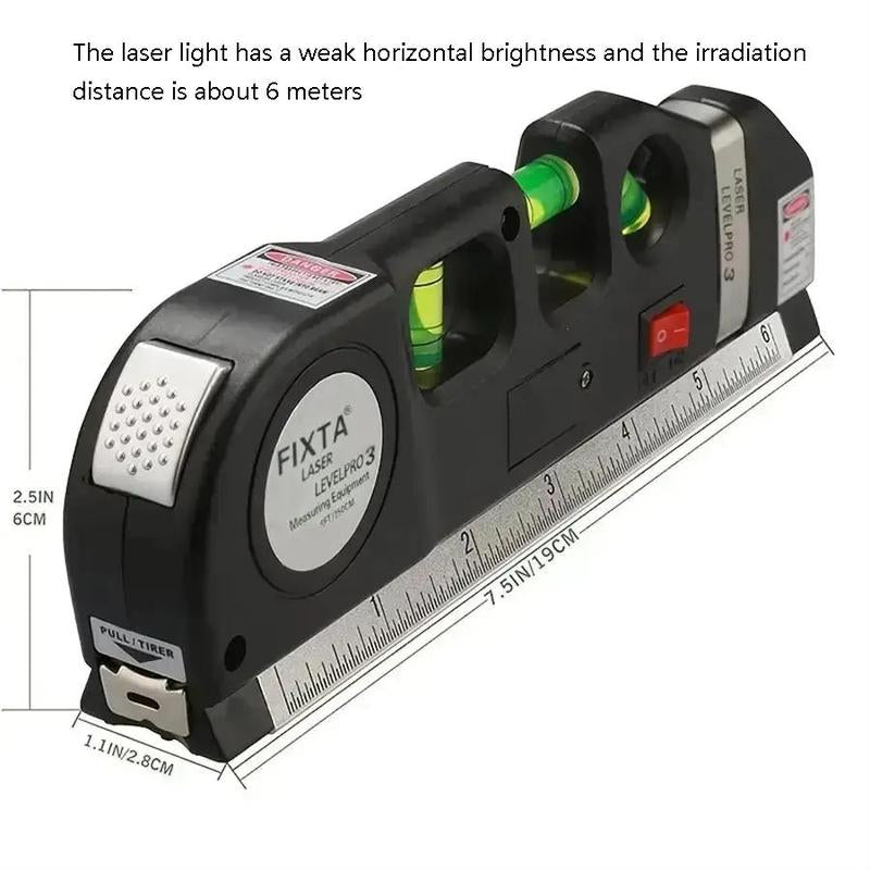 Multipurpose Laser Level Tools, Construction Tools, Summer Standard Laser Level Tool with 3 Line Modes, Laser Line Level Beam Tool, Portable Measuring Tool, Portable Hand Tools for Home & Office, Specialty Hand Tools, Work Equipment for Men