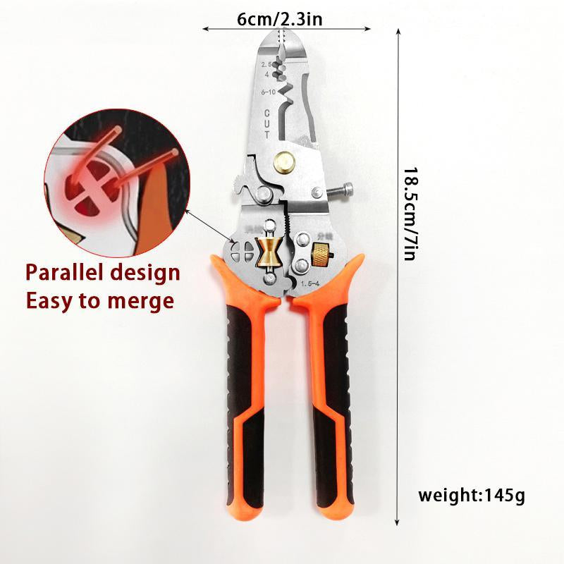 Multifunctional Wire Stripper Tools, Work Equipment for Men, Universal Cable Stripper Tool, Universal Hand Tools Suitable for Daily Use & Electrical Work, Work Equipment for Men